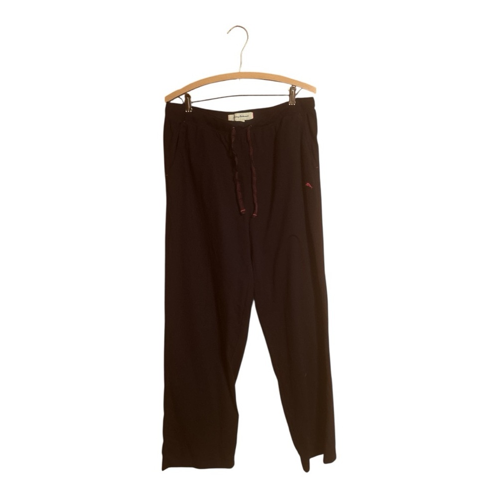 Tommy Bahama Marlin Logo Black Men’s Lounge Pants Sleepwear Size Large